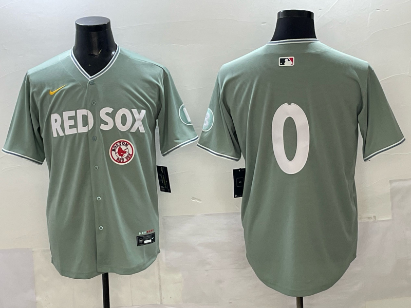 Men Boston Red Sox  #0 green Game 2025 Nike MLB Jersey 003->boston red sox->MLB Jersey